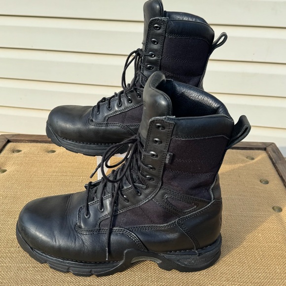 Danner Striker II GTX 8” Black Leather Combat Boots Lace Up  42919 400G Sz 11D - Picture 2 of 16